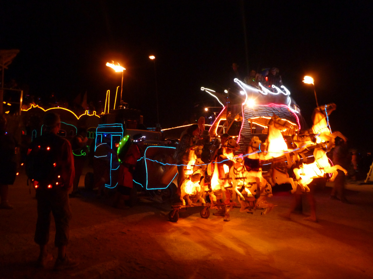 the art cars at burning man were so beautiful and creative…