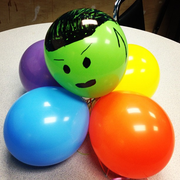 My Spock birthday balloons from work