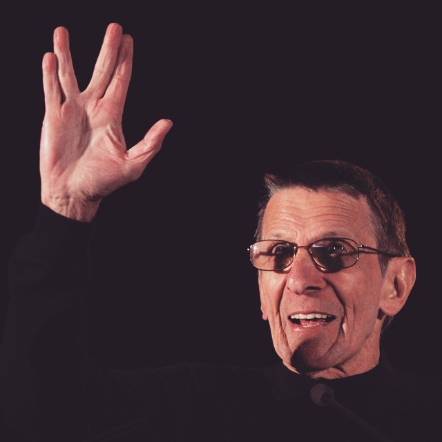 Live long and prosper #leonardnimoy thank you for one of the greatest characters ever. Boldly go…