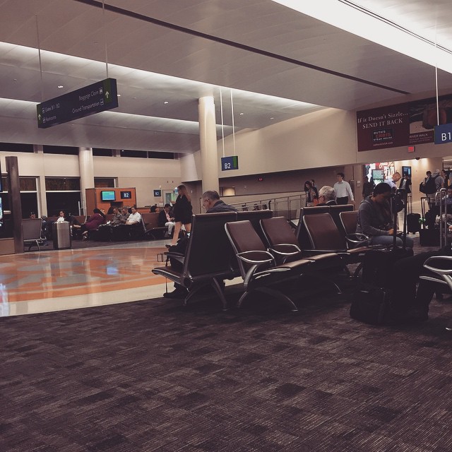 Yep – it's as boring as it looks! Lol the #sanantonio #airport