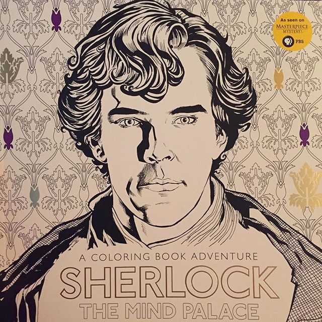 got a #sherlock coloring book from my parents.  It's absolutely lovely!