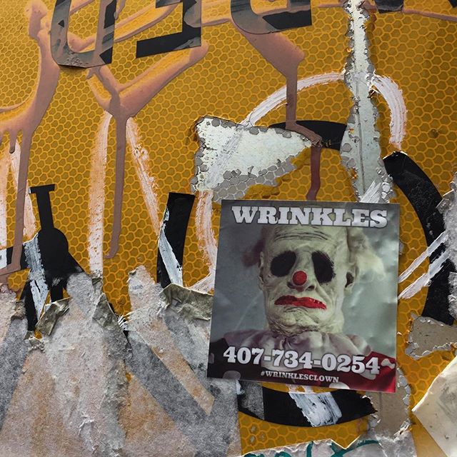 #wrinklesclown looks like he would murder you in your sleep.  Anyone need to hire a #clown? #nola #neworleans #creepy #scary #killitwithfire