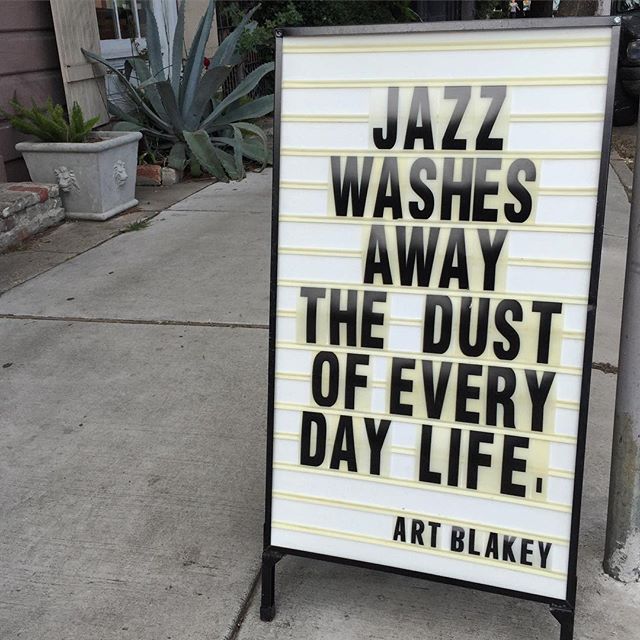 #jazz washes away the dust of everyday #life – #artblakley #nola #neworleans