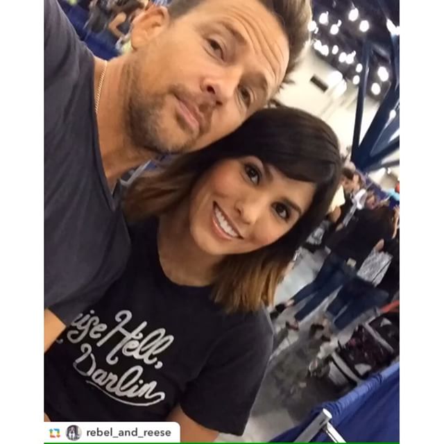 Me and @rebel_and_reese @rebel_and_reese with @spflanery – this man is awesome!! #seanpatrickflanery #boondocksaints #goodtimes #comicpalooza #janetwo #Texas #Houston #calvinharris #music @calvinharris