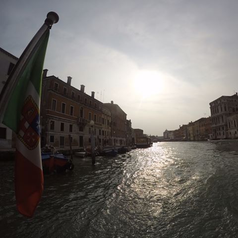 Out on the #water in #venice #italy #boat #gopro #goprohero4 #travel #wanderlust