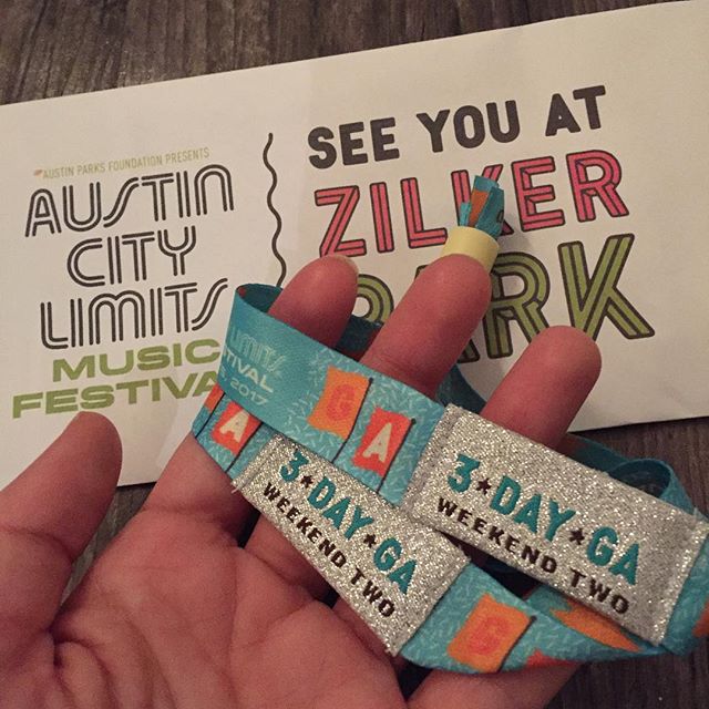 Look what arrived! We're so excited! #aclfest #acl2017 @aclfestival #austin #texas
