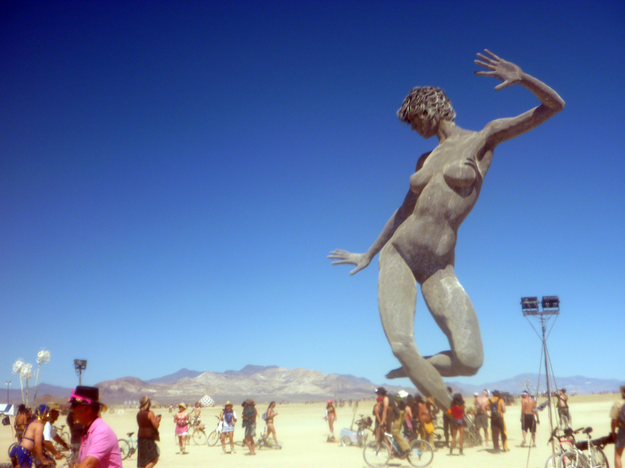 our first day at burning man…such a beautiful day!
