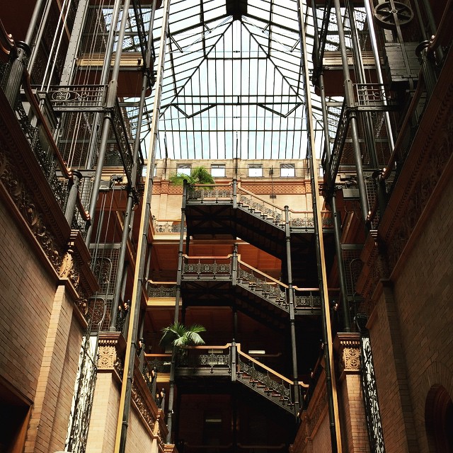 Seriously….how #bladerunner is this?! #bradburybuilding
