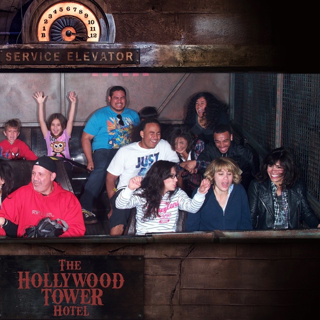 Riding the #TowerOfTerror at #Disneyland #CaliforniaAdventure – to say I was terrified would be an understatement! #Disneyland60