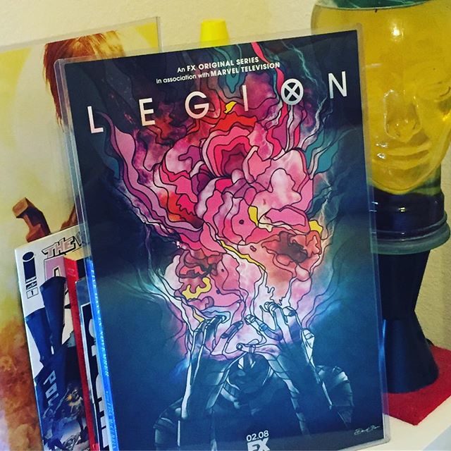Was at my local #comicbook store #geekingout & they had free #legionfx posters! Yes!  @legion_fx #herosandfantasies #geek #davidhaller #danstevens